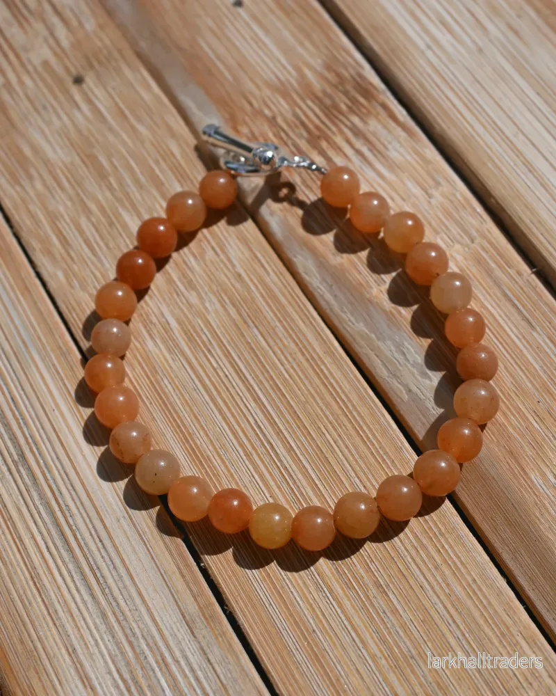 Amelia - armband orange aventurin