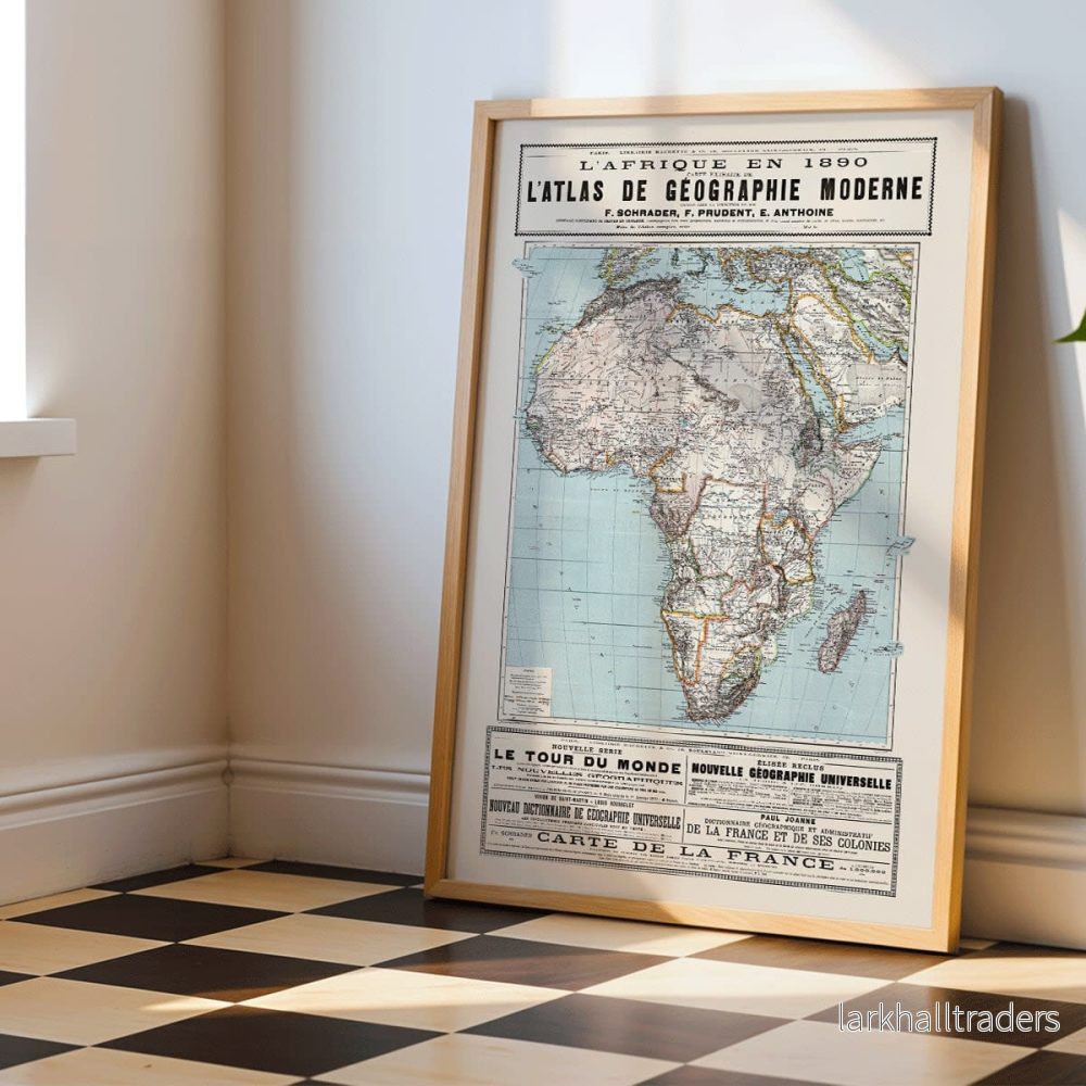 L’Afrique en 1890 Poster