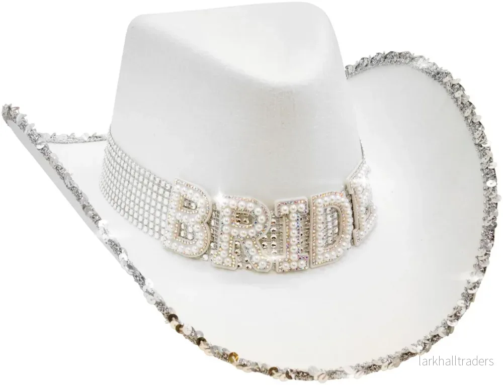 Cowboyhatt, vit BRIDE - Bild 2