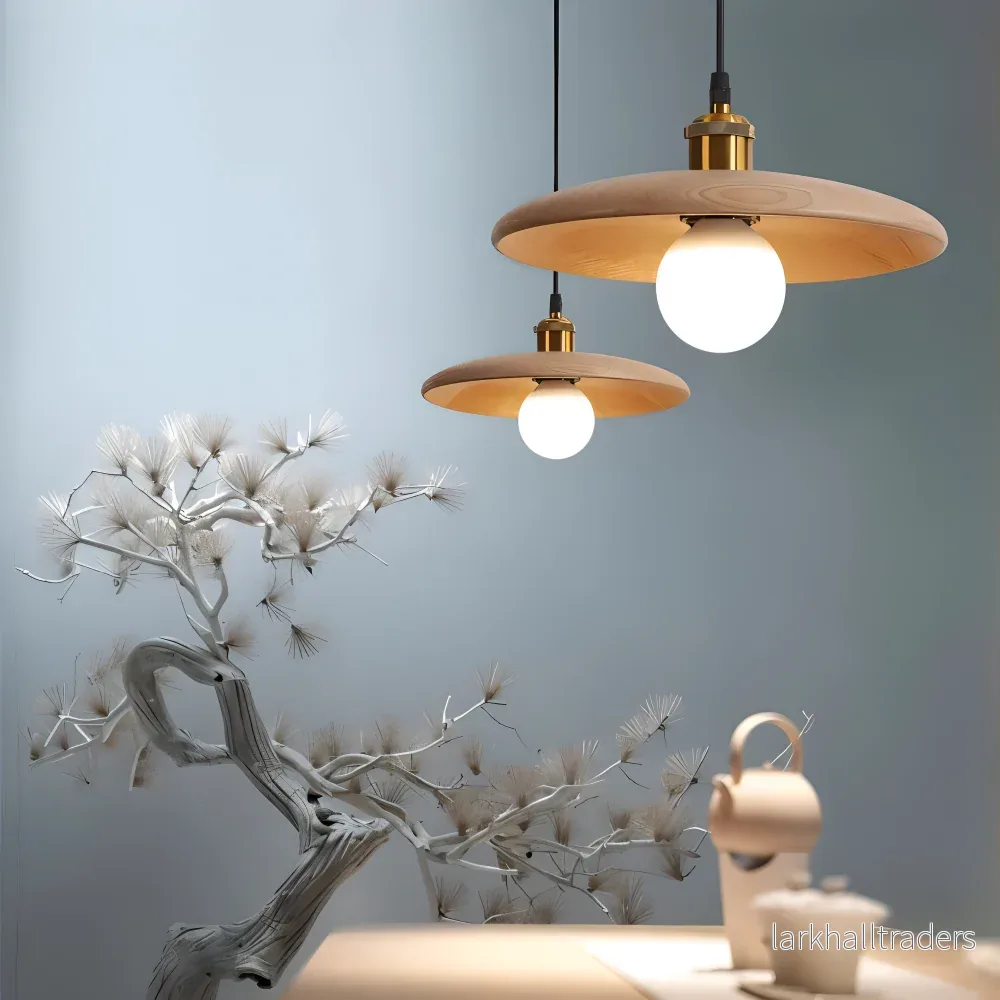 Oakai – Träpendellampa med Japansk Minimalistisk Design