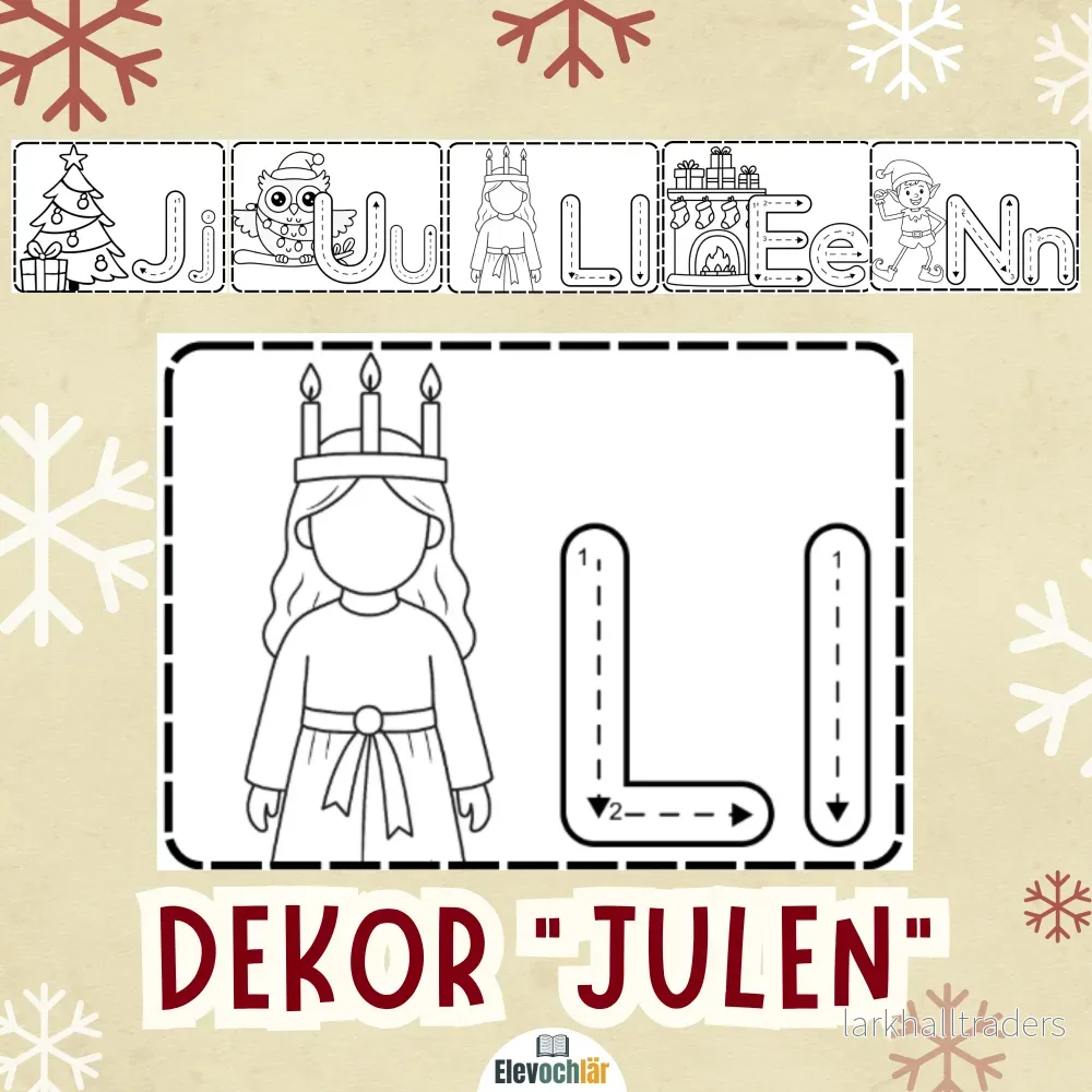 Dekor – spåra JULEN