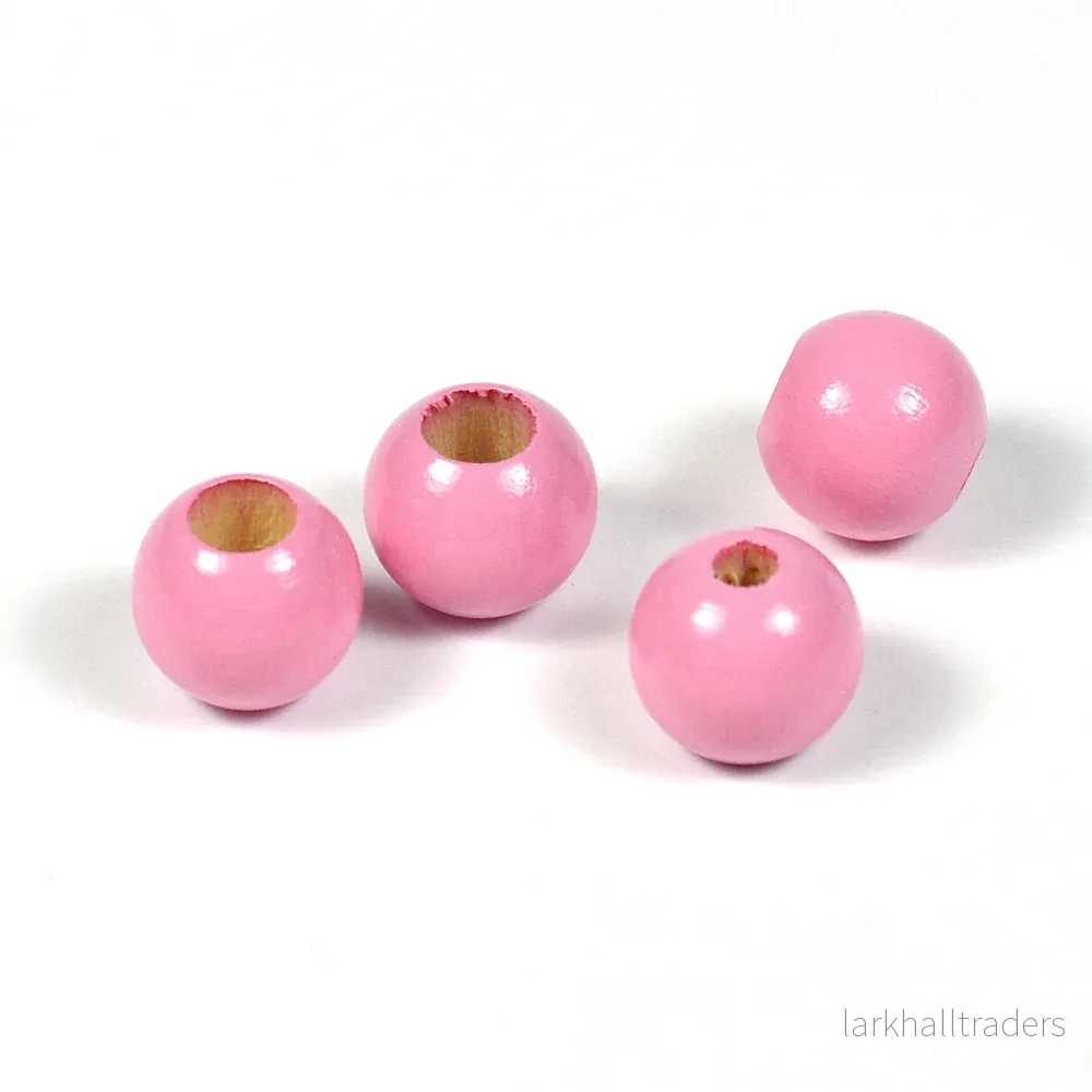 Säkerhetspärlor, 10mm, rosa, 6st Säkerhetspärlor, 10mm, rosa, 6st