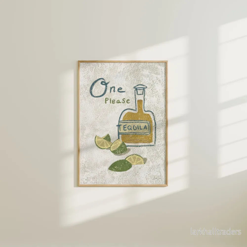 One Please - Original tequila oljemålning