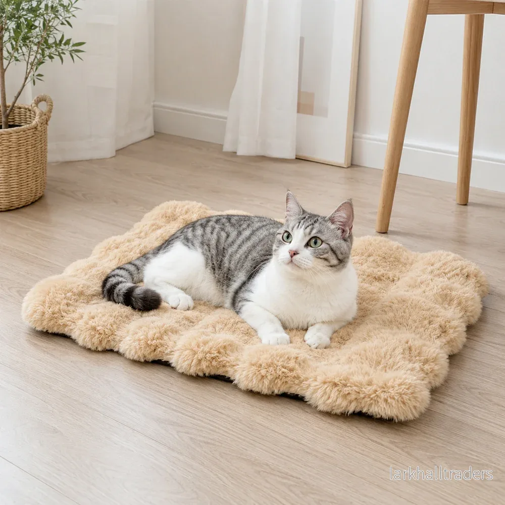 Mjuk hundfilt med halkfri undersida – bekväm viloplats för hund och katt - Bild 2