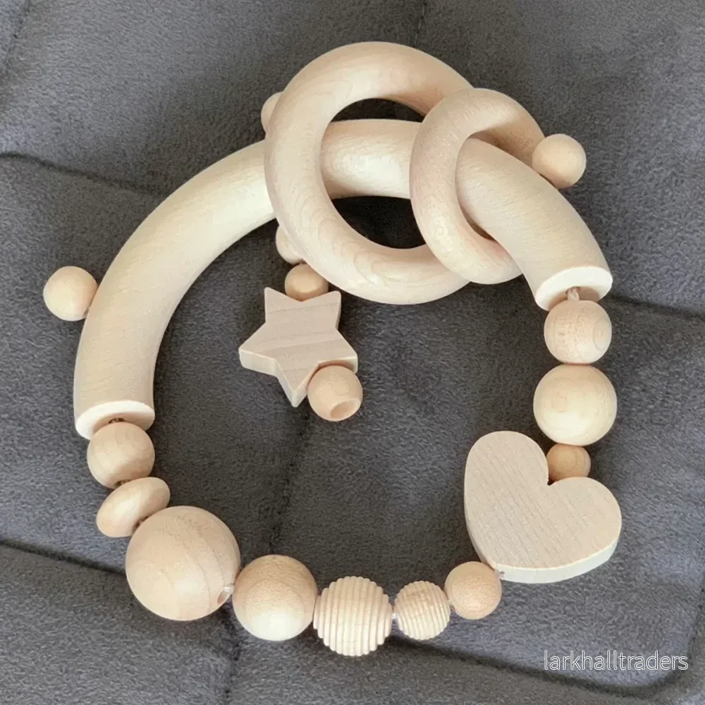 Säkerhetspärlor, 10mm, obehandlade, 6st - Bild 2