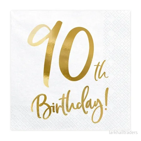 Servetter, happy birthday 90th 20 st