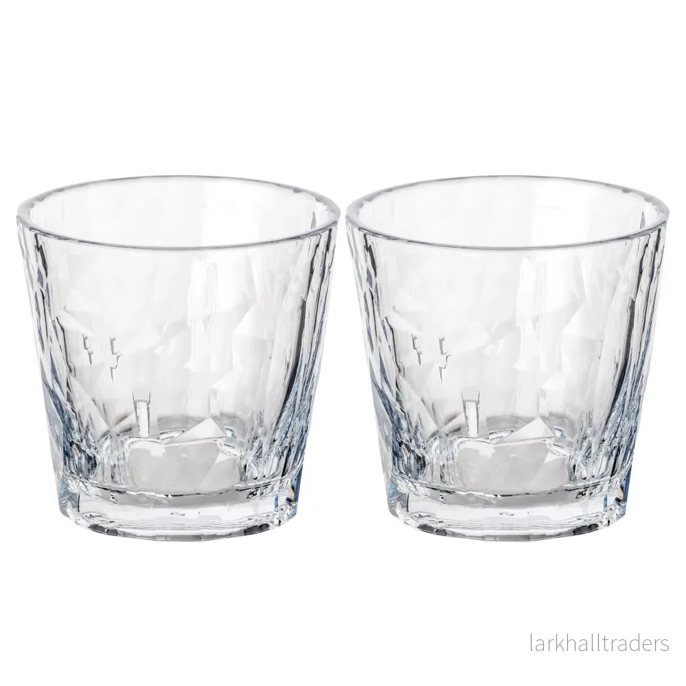 Tumblerglas Superglas club no.22 plast 25 cl crystal clear 2-pack Tumblerglas Superglas club no.22 plast 25 cl crystal clear 2-pack