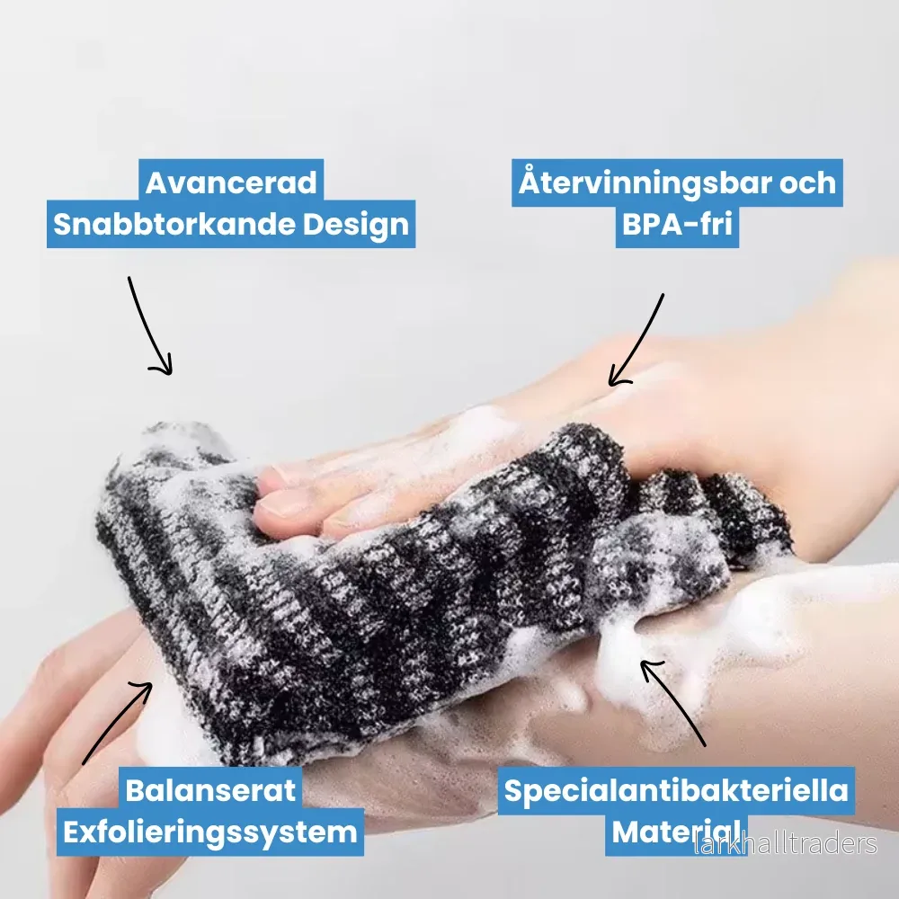 PlushDry™ Exfolierande Antibakteriell Duschhandduk - Bild 2