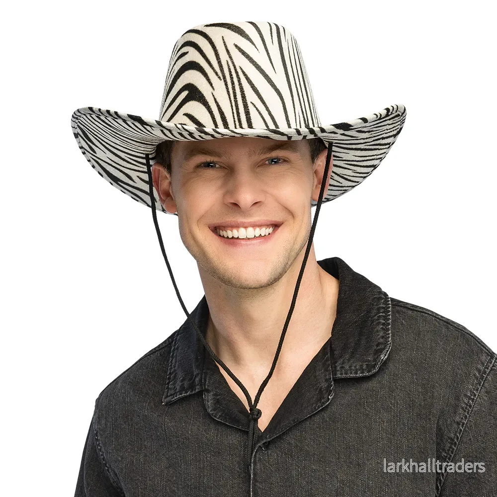 Cowboyhatt, zebra Cowboyhatt, zebra