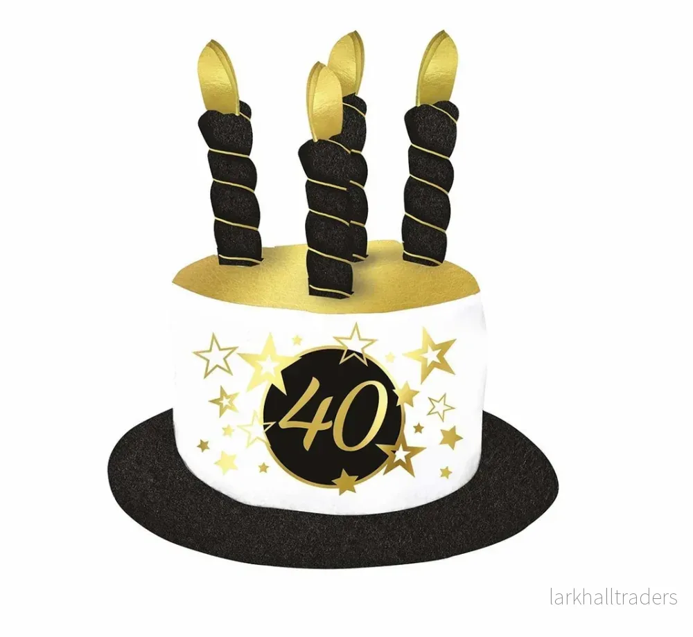 Hatt, happy birthday 40 år Hatt, happy birthday 40 år