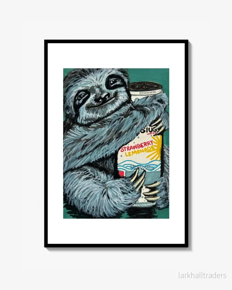 Sloth Energy Poster Sloth Energy Poster