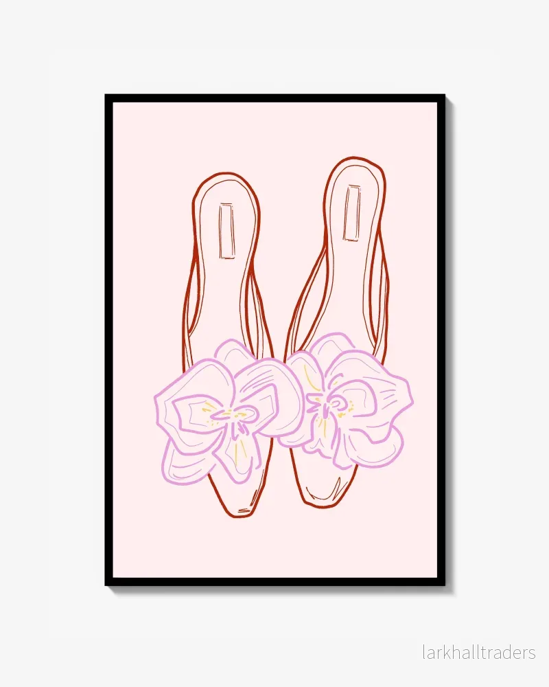 Flower Heels Print Flower Heels Print