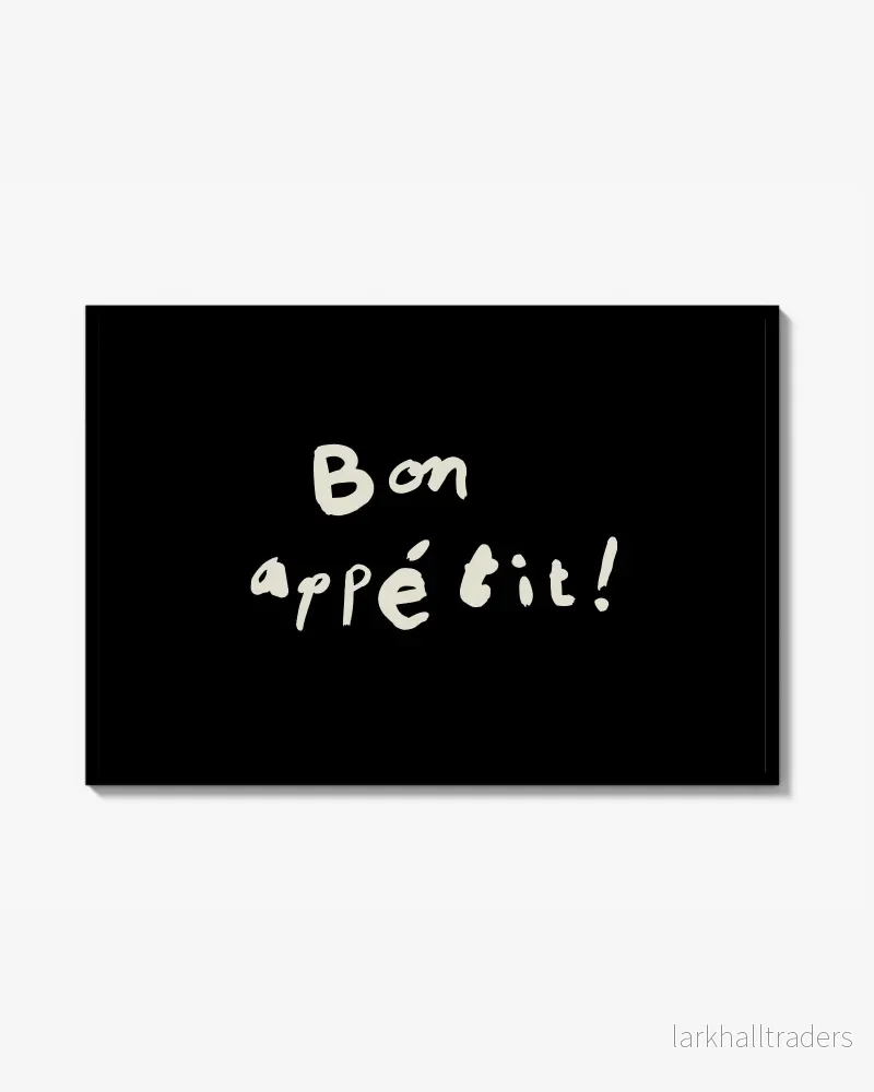 Bon appetit, Svart Poster Bon appetit, Svart Poster