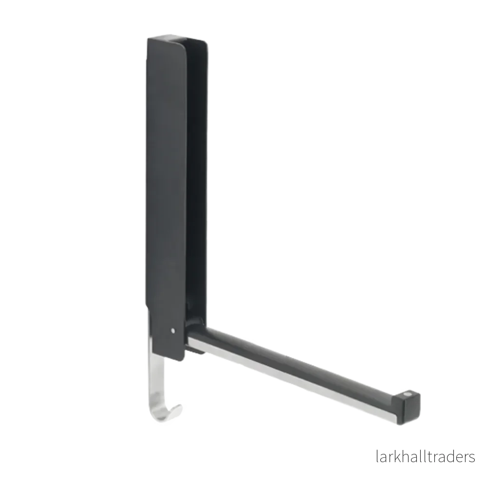 Utfällbar Väggkrok Lanca 25,5 cm svart Utfällbar Väggkrok Lanca 25,5 cm svart