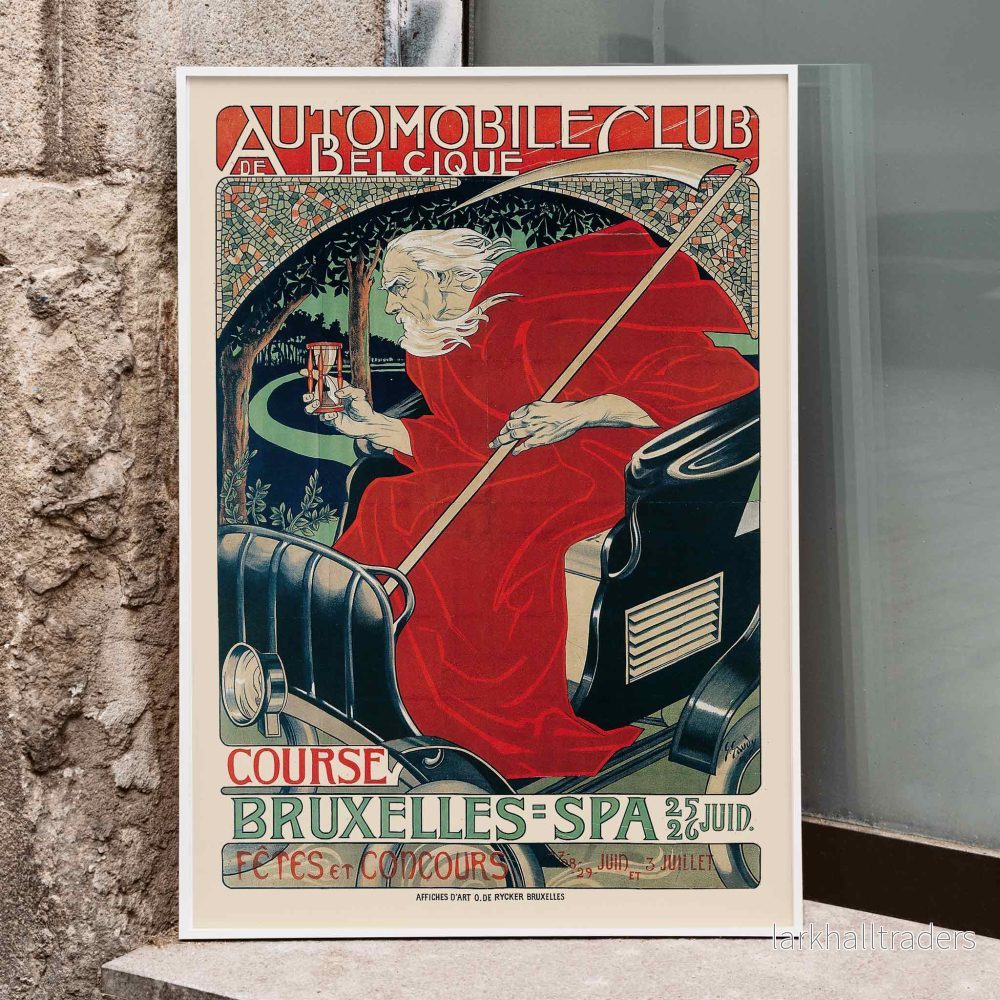 Automobile Club Belgique Poster Automobile Club Belgique Poster