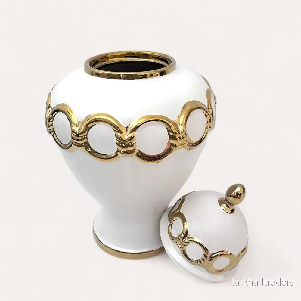 Guldig Kedja Ginger Jar - Bild 3