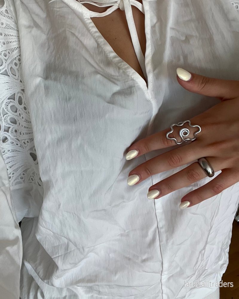 Ring, Flower – Silver
