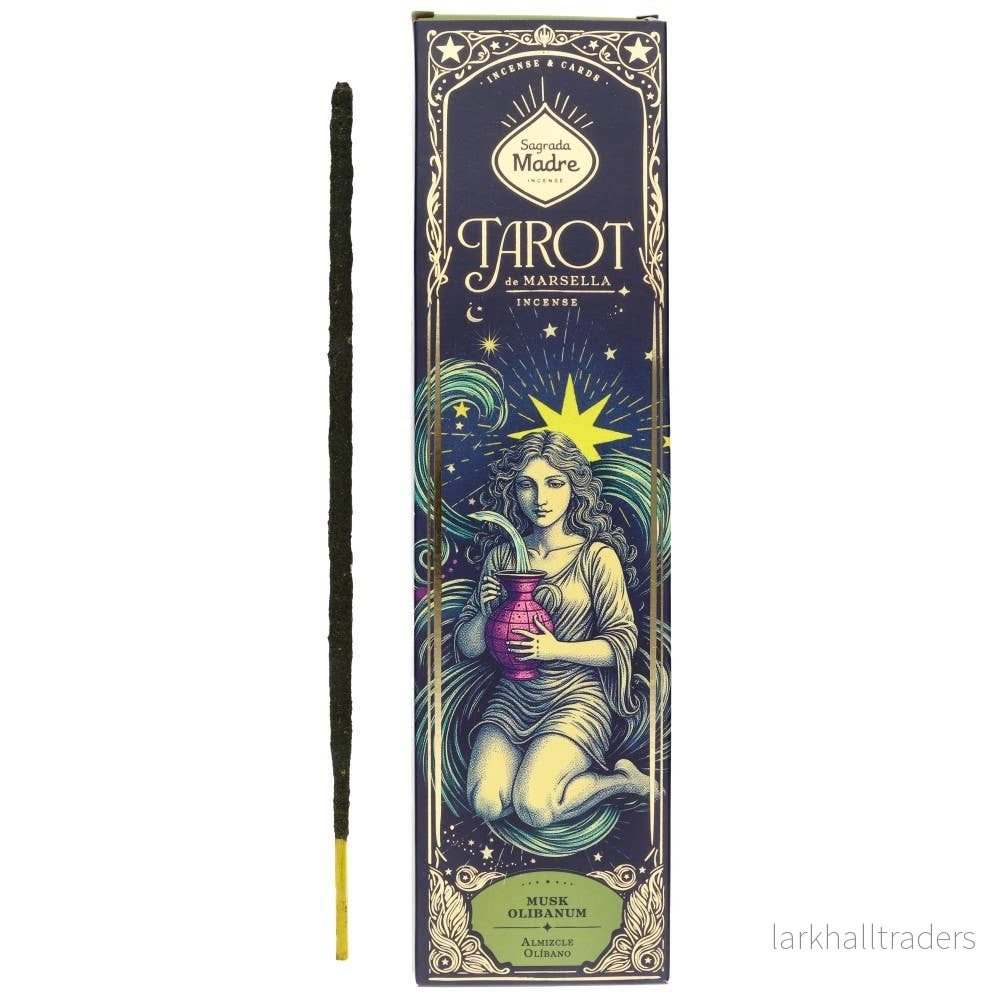 Rökelse Tarot de Marseille Musk och Olibanum Heliga Moder
