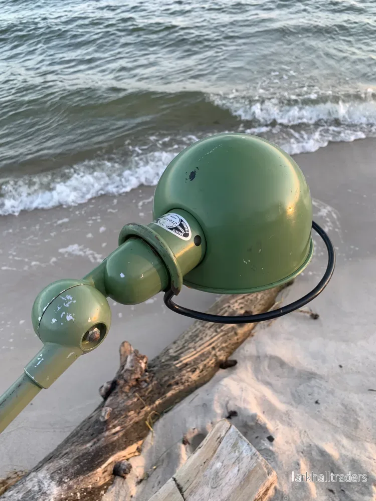 Jieldé bords-/vägglampa med två armar - Grön - Bild 3