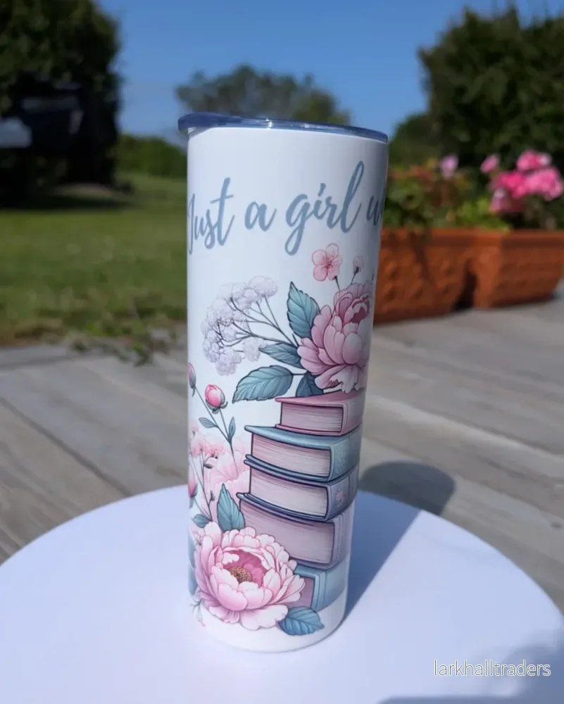 Tumbler - Just a girl who loves books - Bild 2