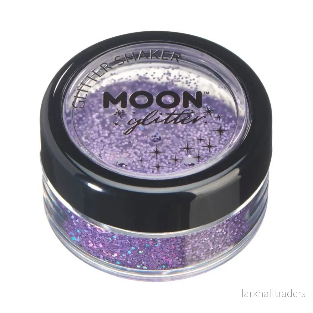 Moon Glitter Holographic Glitter Shakers, purple 5 g