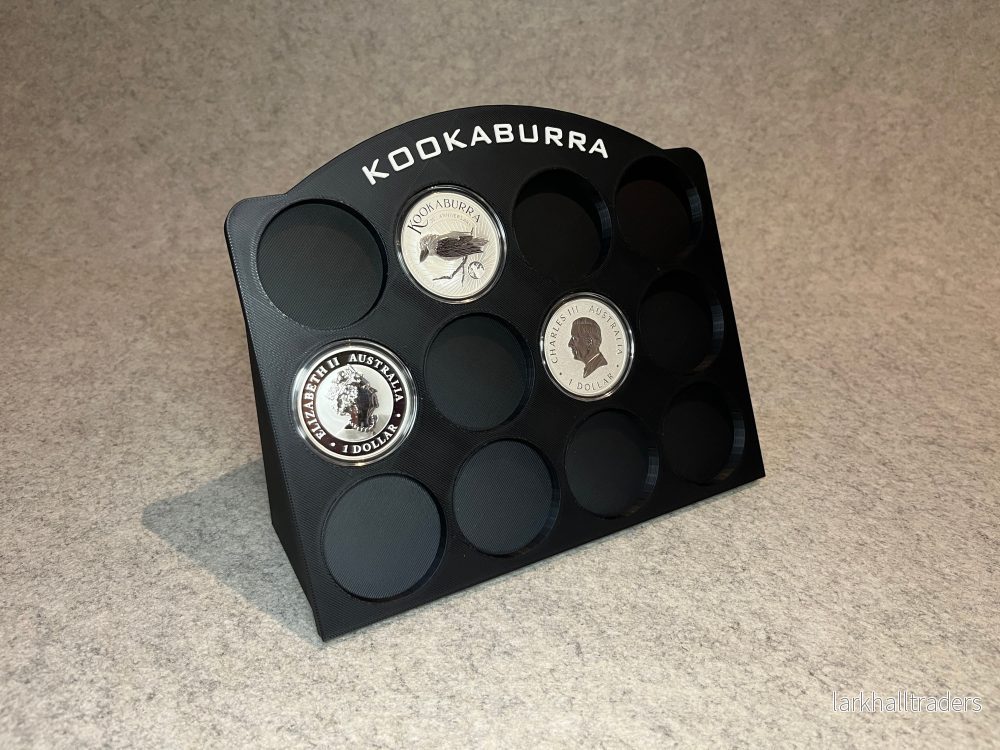 Displayställ för 12 st 1 oz Australian Kookaburra-silvermynt - Bild 3