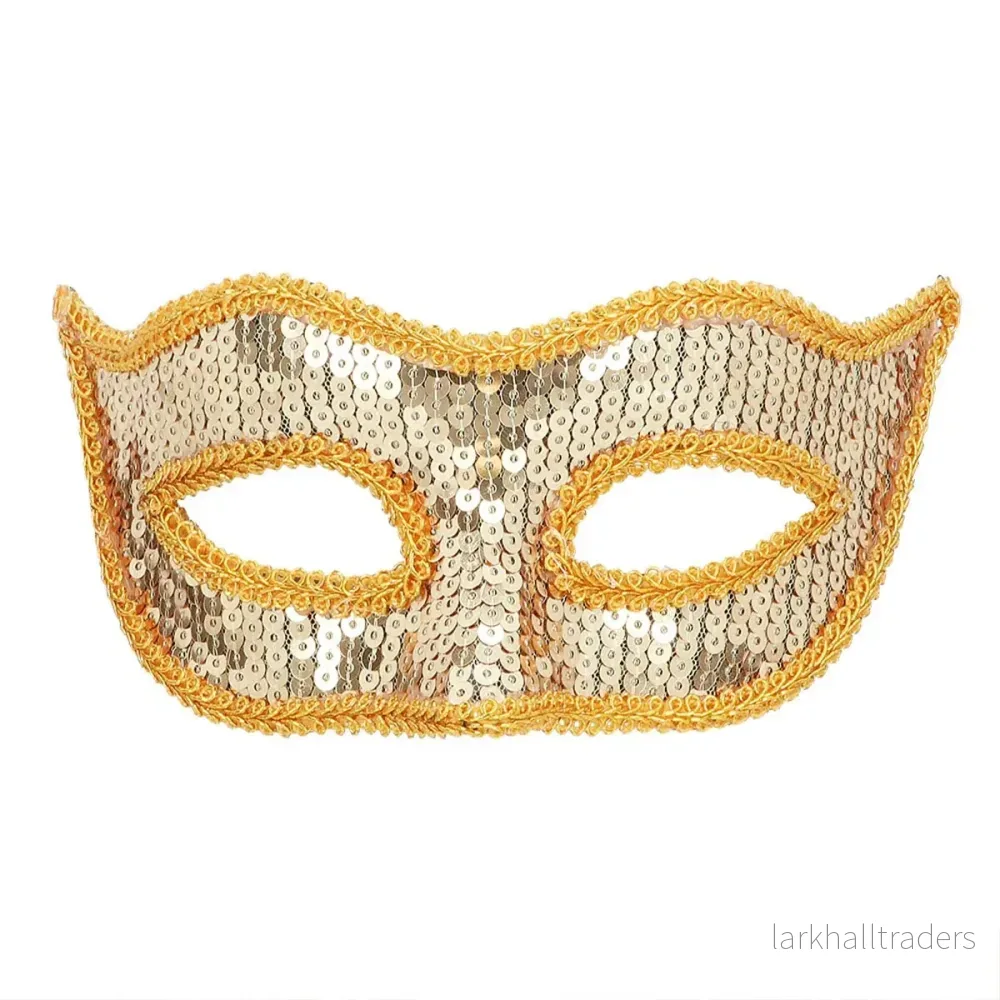 Ögonmask, Venice sequins gold Ögonmask, Venice sequins gold