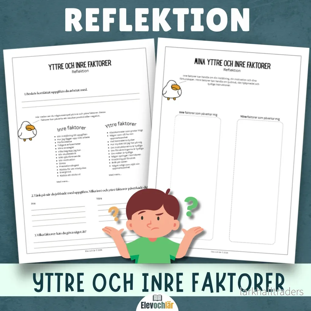 Reflektion – yttre och inre faktorer