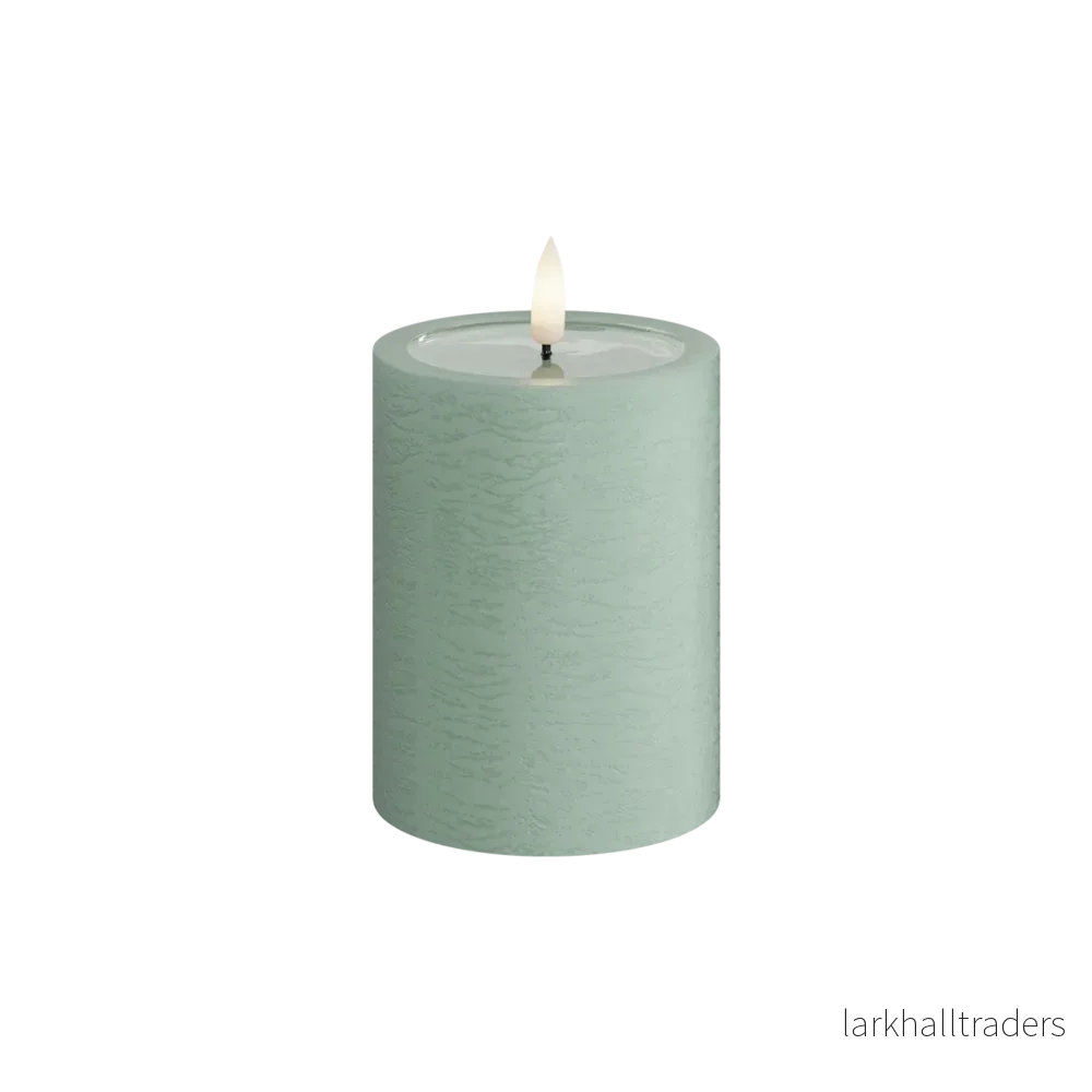 LED-blockljus Unique led blockljus sage green