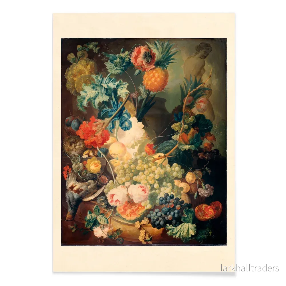 Blommor, frukt och fåglar Poster - Bild 2