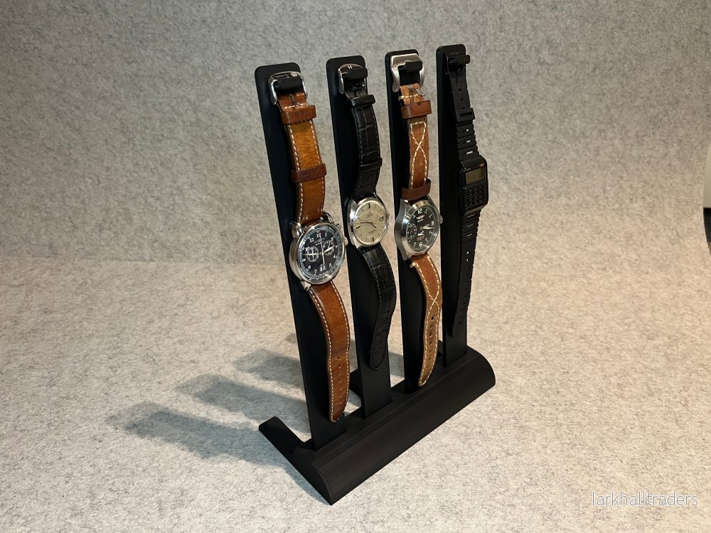 Klockställ för 4 armbandsur - 4 pelare på gemensam bas - Bild 2