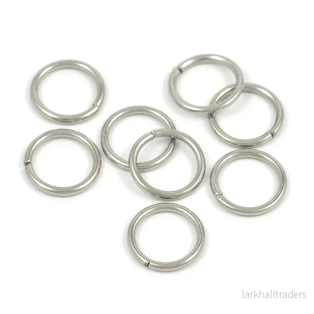 Enkla motringar, antiksilver, 12mm, 50st