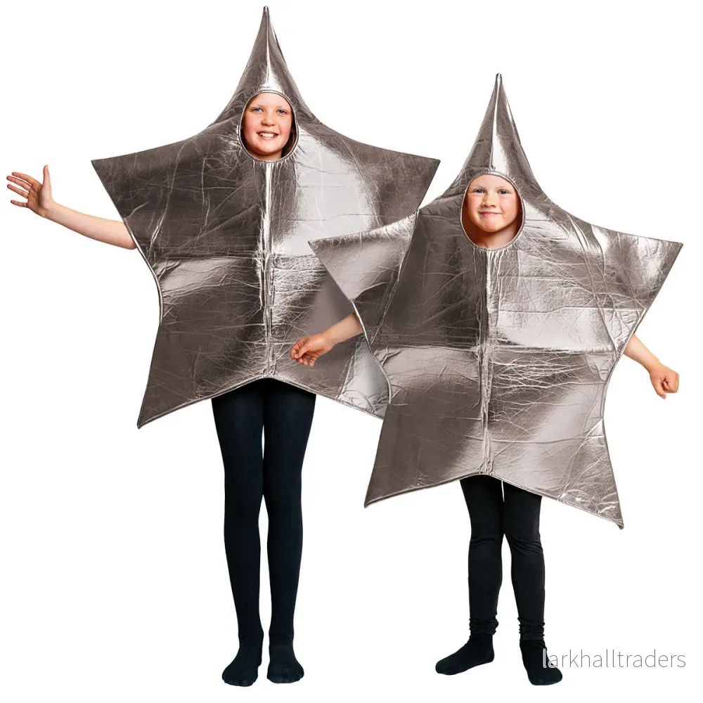 Barndräkt, stjärna silver - Bild 2