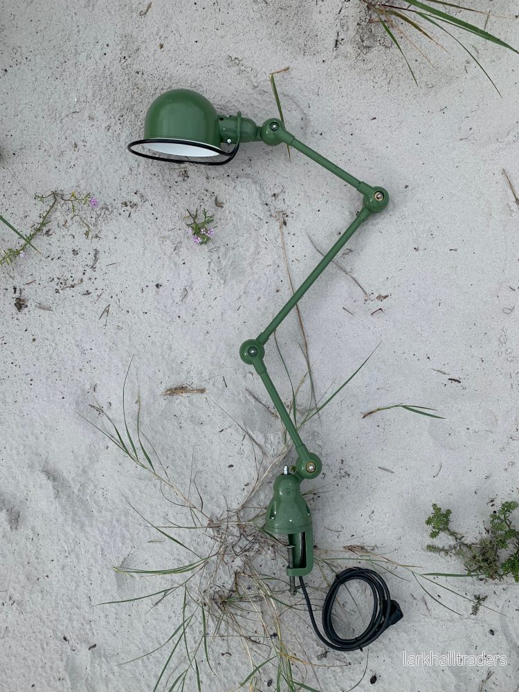 Jieldé med 3 armar och bordsbeslag - Grön - Bild 2