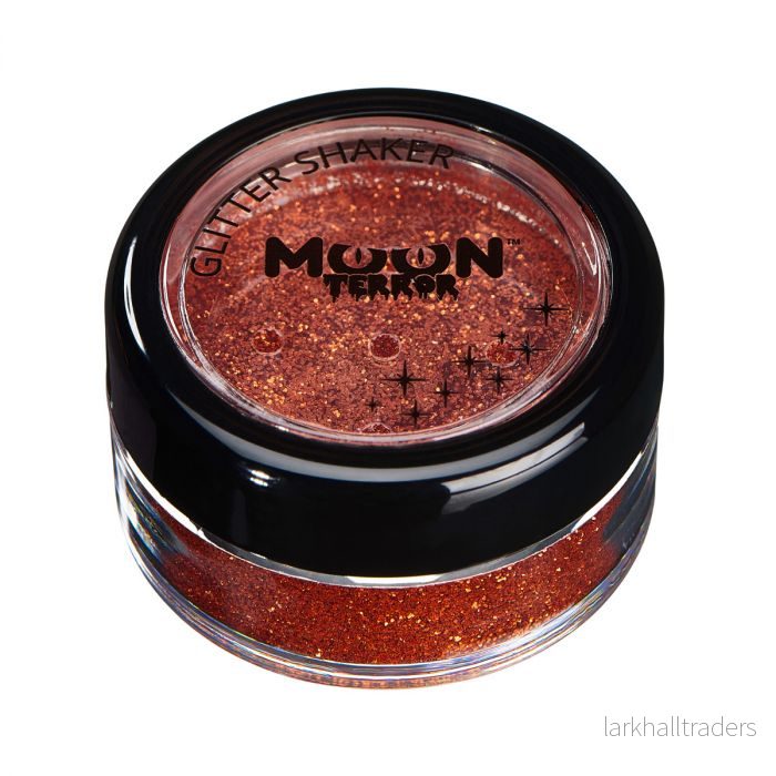 Moon terror glitter i burk, orange 3 g Moon terror glitter i burk, orange 3 g