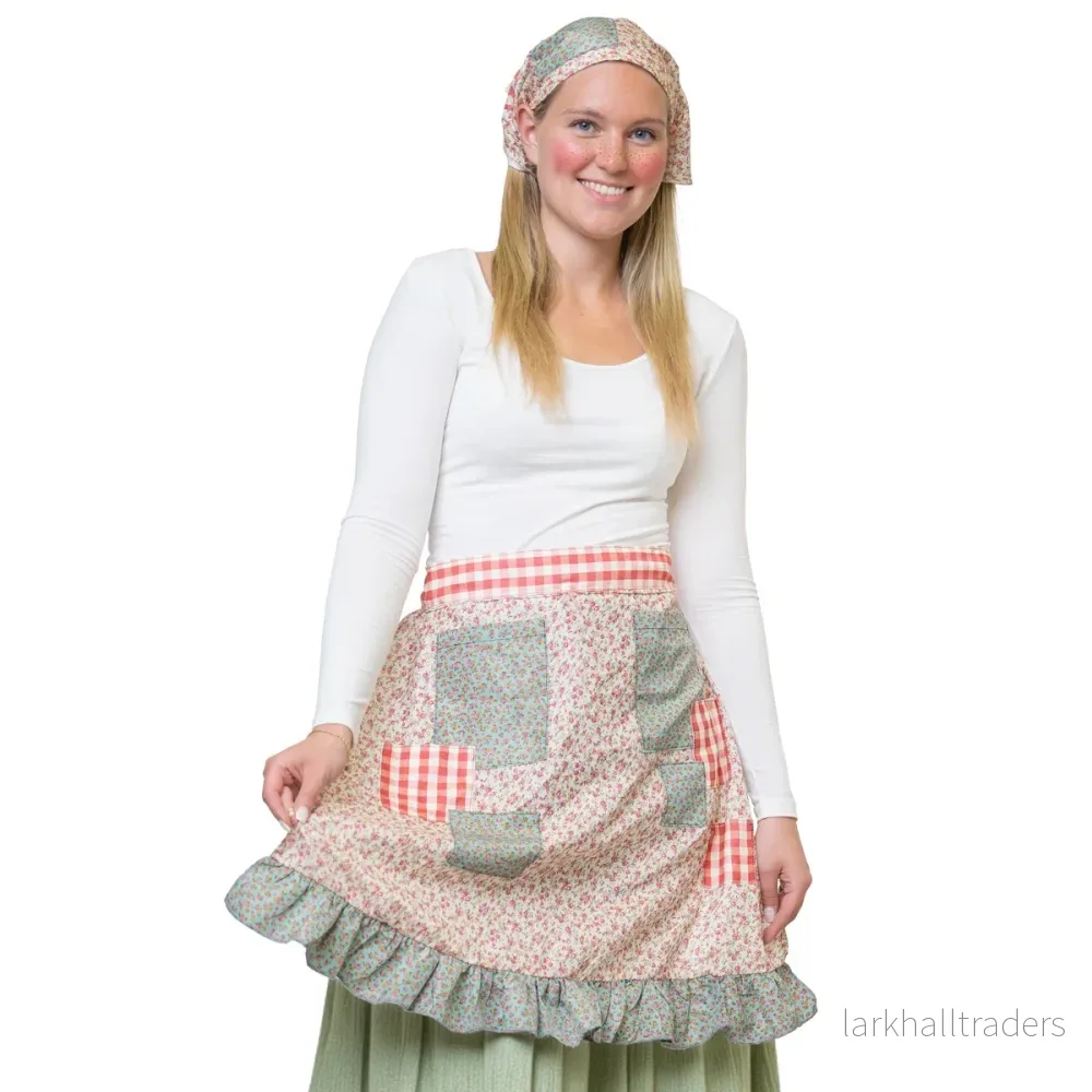 Förkläde och scarf, vuxen - Bild 2