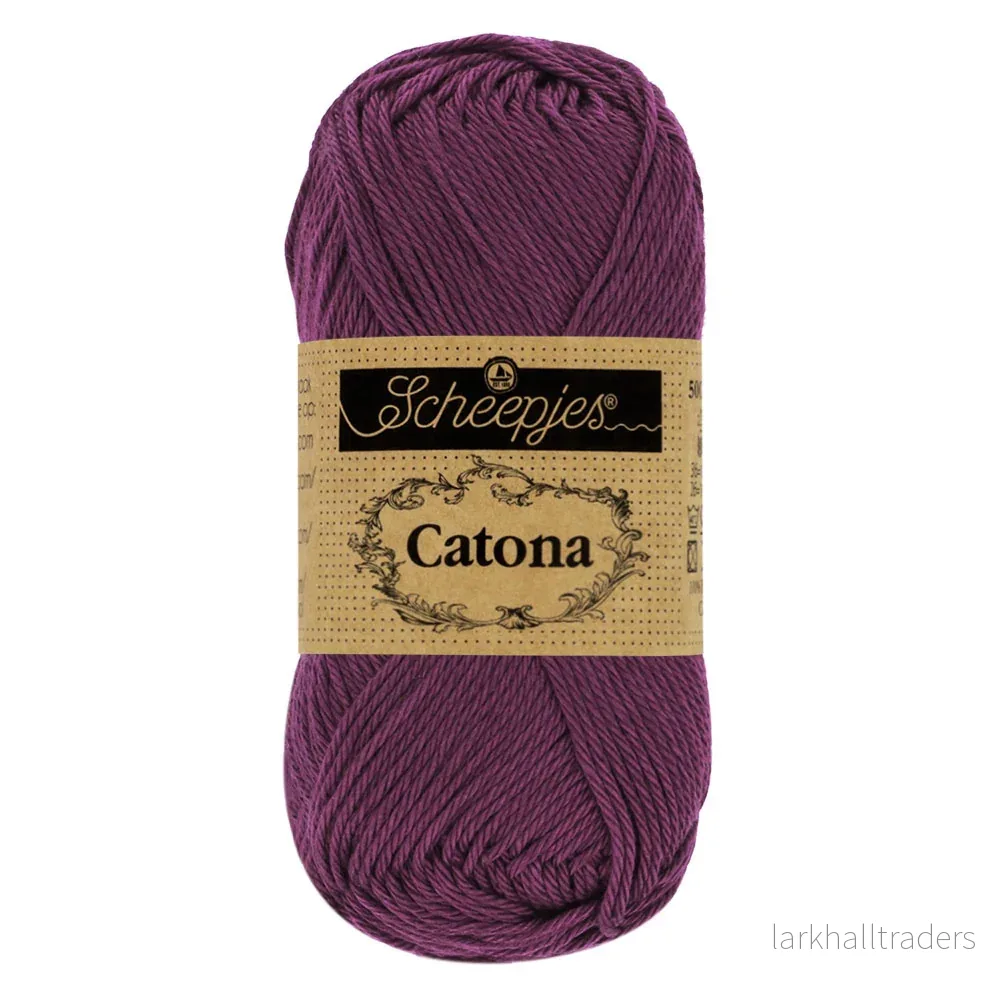 Scheepjes Catona 50g – 394 Shadow Purple