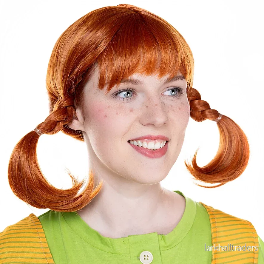 Peruk, Pippi Långstrump deluxe - Bild 3