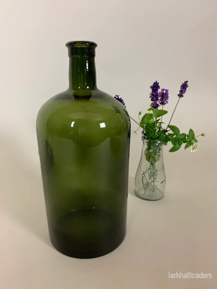 Gammal giftflaska – Grön