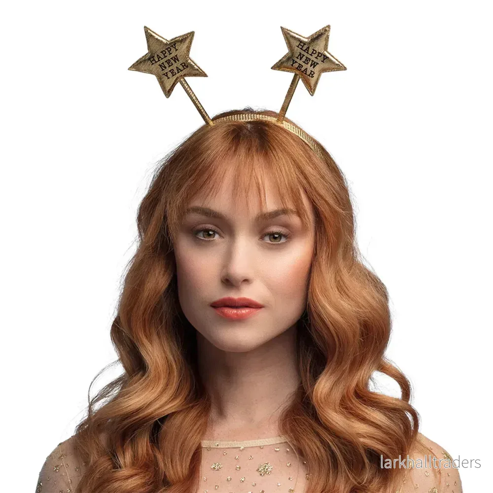 Tiara, guld happy new year - Bild 3