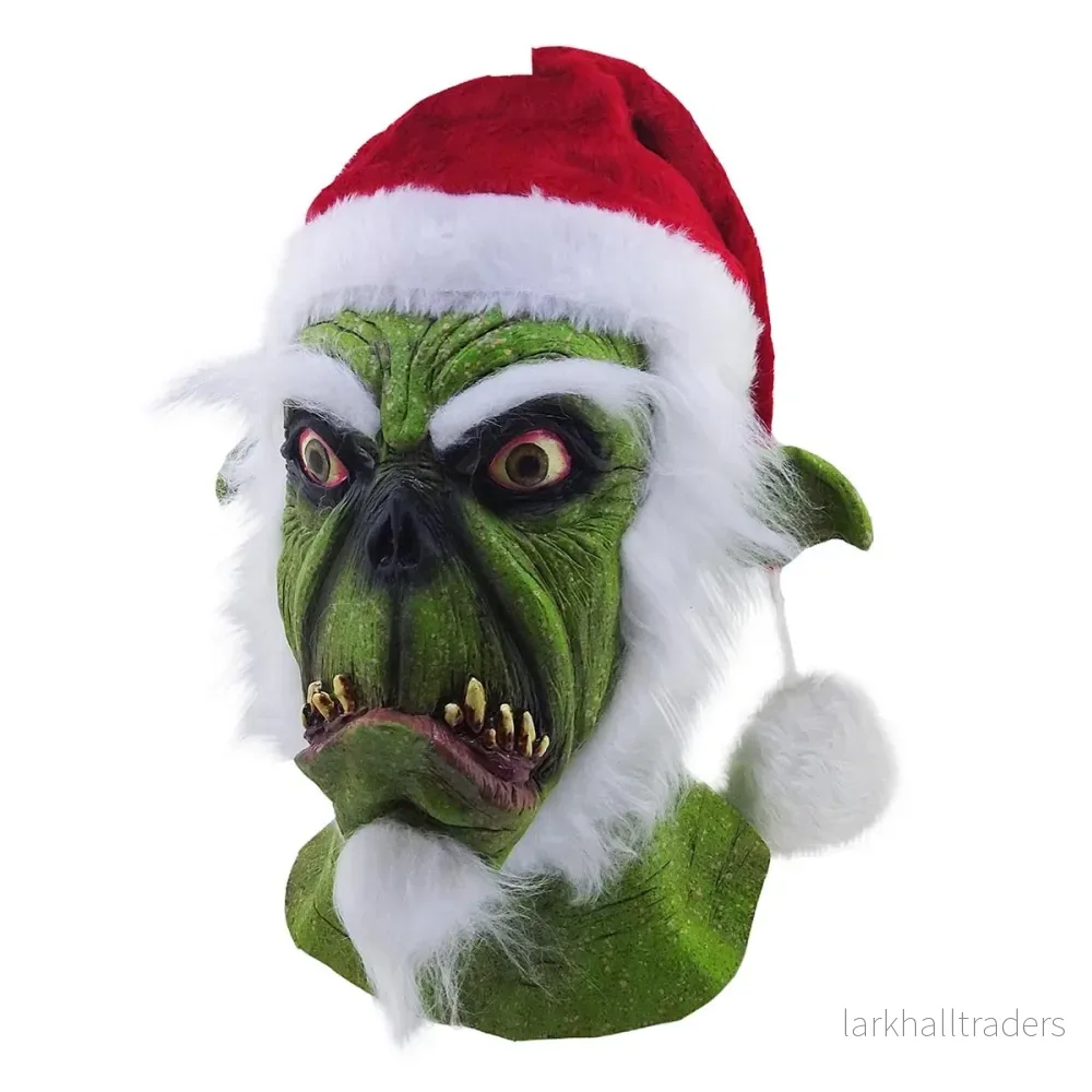 Ghoulish mask, Green Santa Ghoulish mask, Green Santa