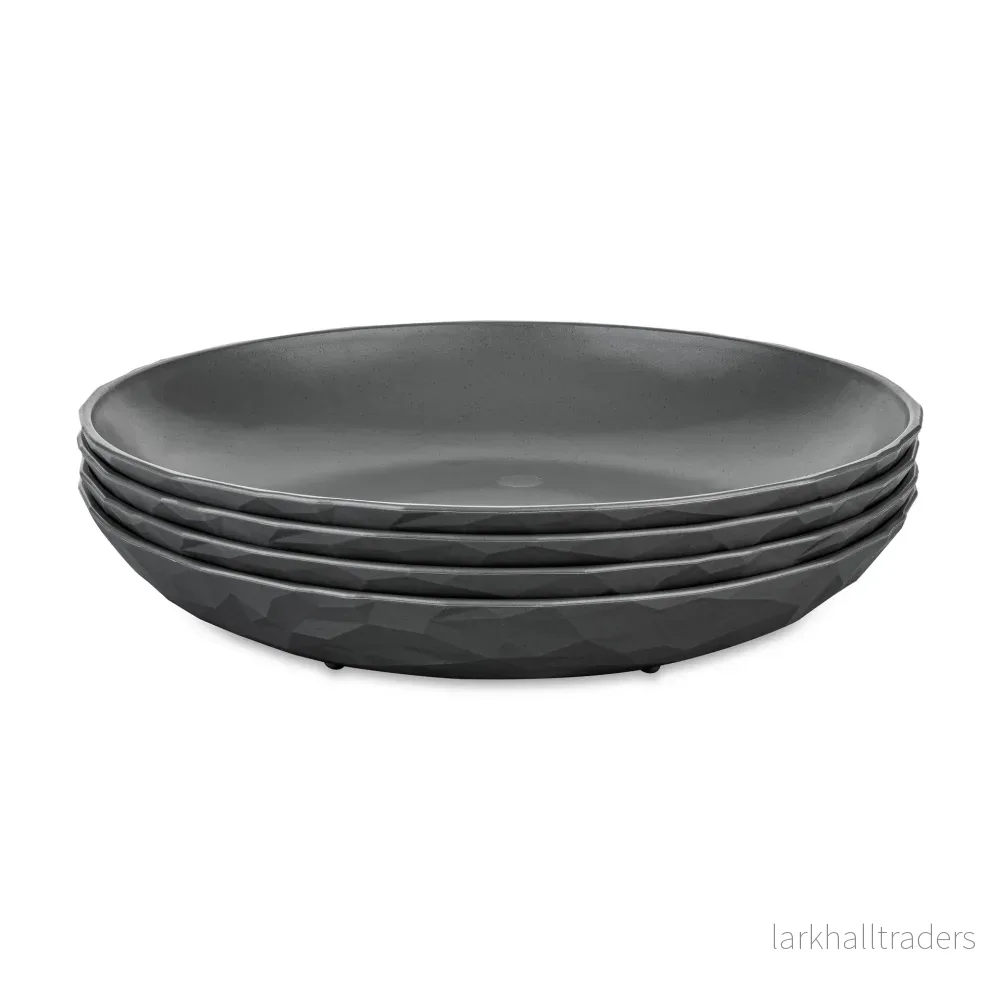 Tallrik Club 22 cm mörkgrå 4-pack Tallrik Club 22 cm mörkgrå 4-pack