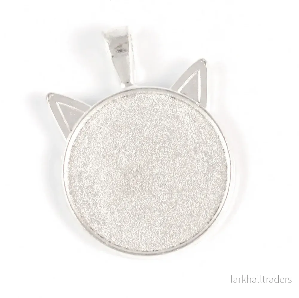 Ramberlock ”katt”, silver, 25mm