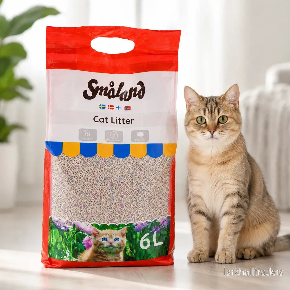 Småland kattsand 6 L– effektiv klumpbildning och hög absorptionsförmåga Småland kattsand 6 L– effektiv klumpbildning och hög absorptionsförmåga
