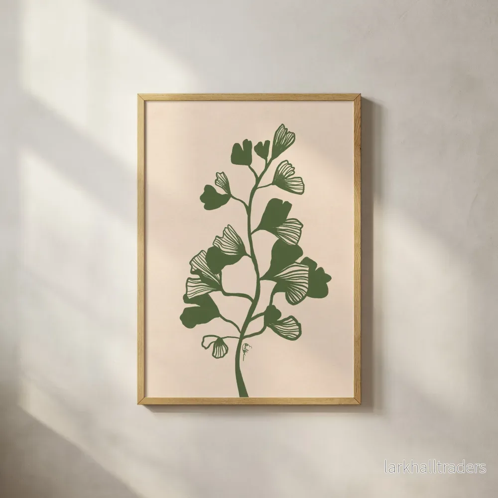 Gröna blad - Poster