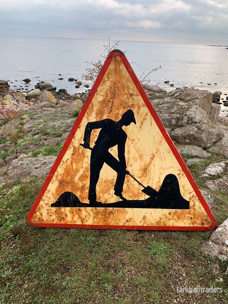 Mycket stor och mycket unik fransk trafikskylt - Bild 3