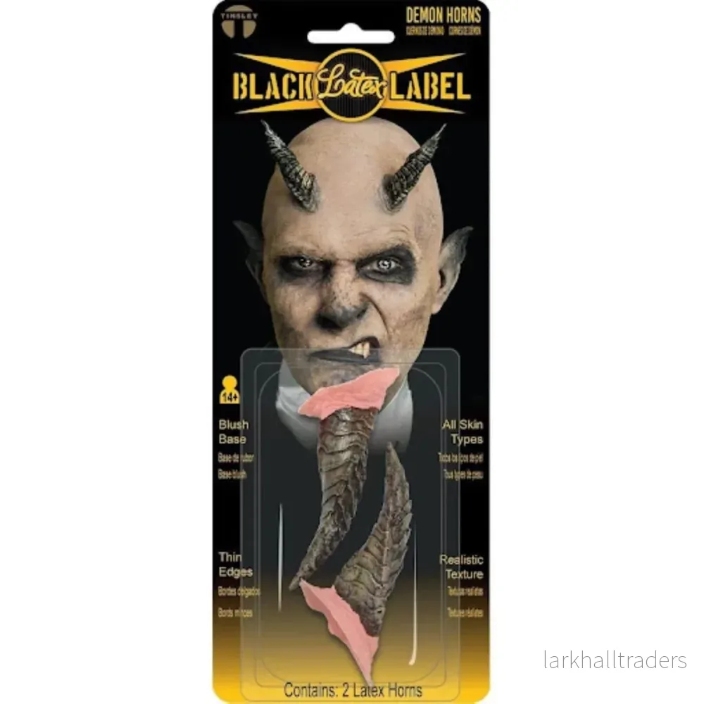 Black Label Latex Horns – Demon Horns Black Label Latex Horns – Demon Horns