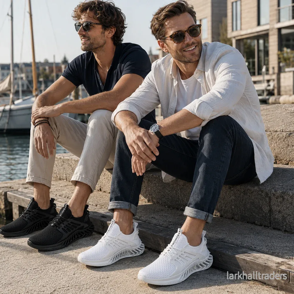 Sneakers för män, med ovandel som andas - Bild 2