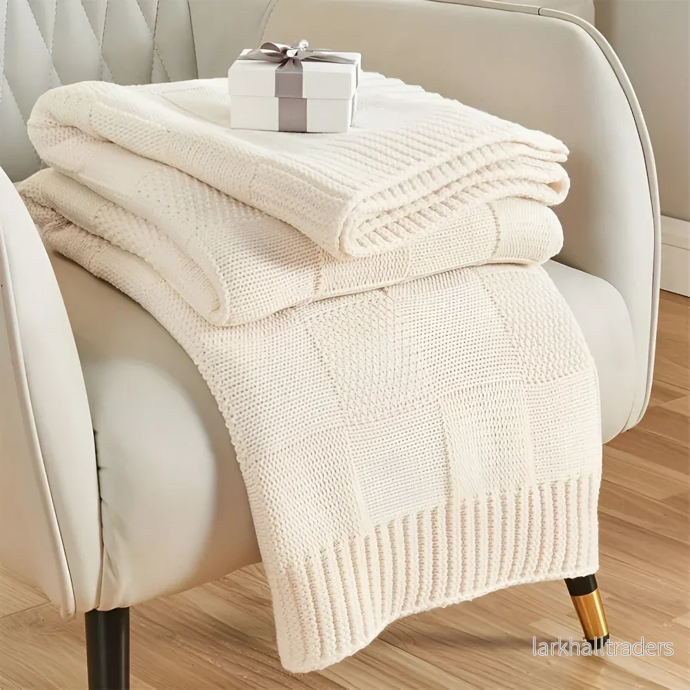 MonoWeave – Stickad Svart/Vit Akrylfilt med Rutstruktur MonoWeave – Stickad Svart/Vit Akrylfilt med Rutstruktur