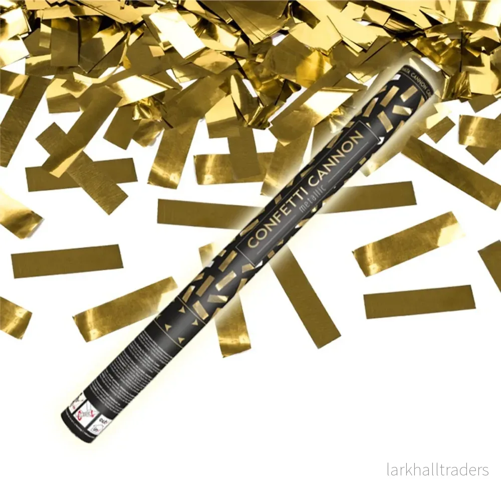 Konfettibomb, guld metallic 60 cm - Bild 2